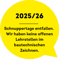 Schnuppertage entfallen bt. zeichnen